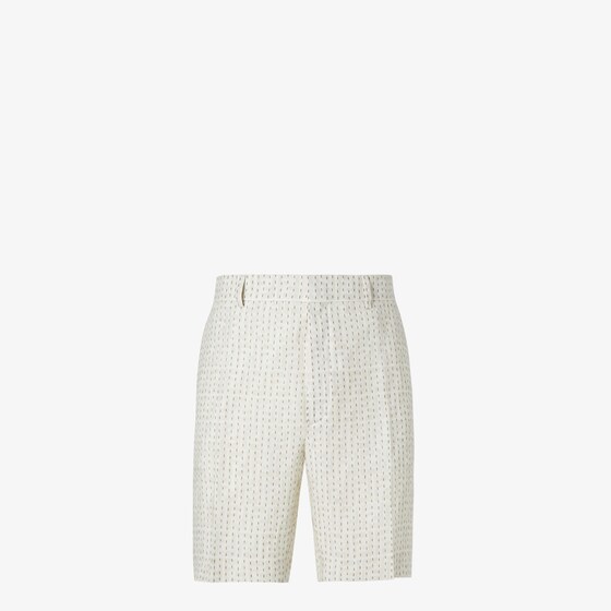 Fendi Bermuda shorts with belt loops at the waist