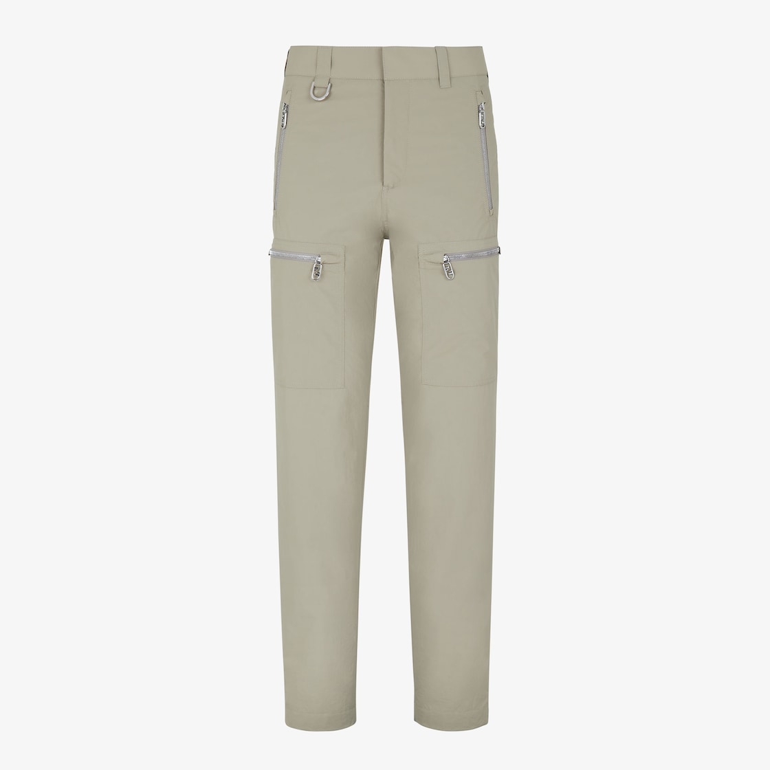 - Dove gray tech nylon pants | Fendi