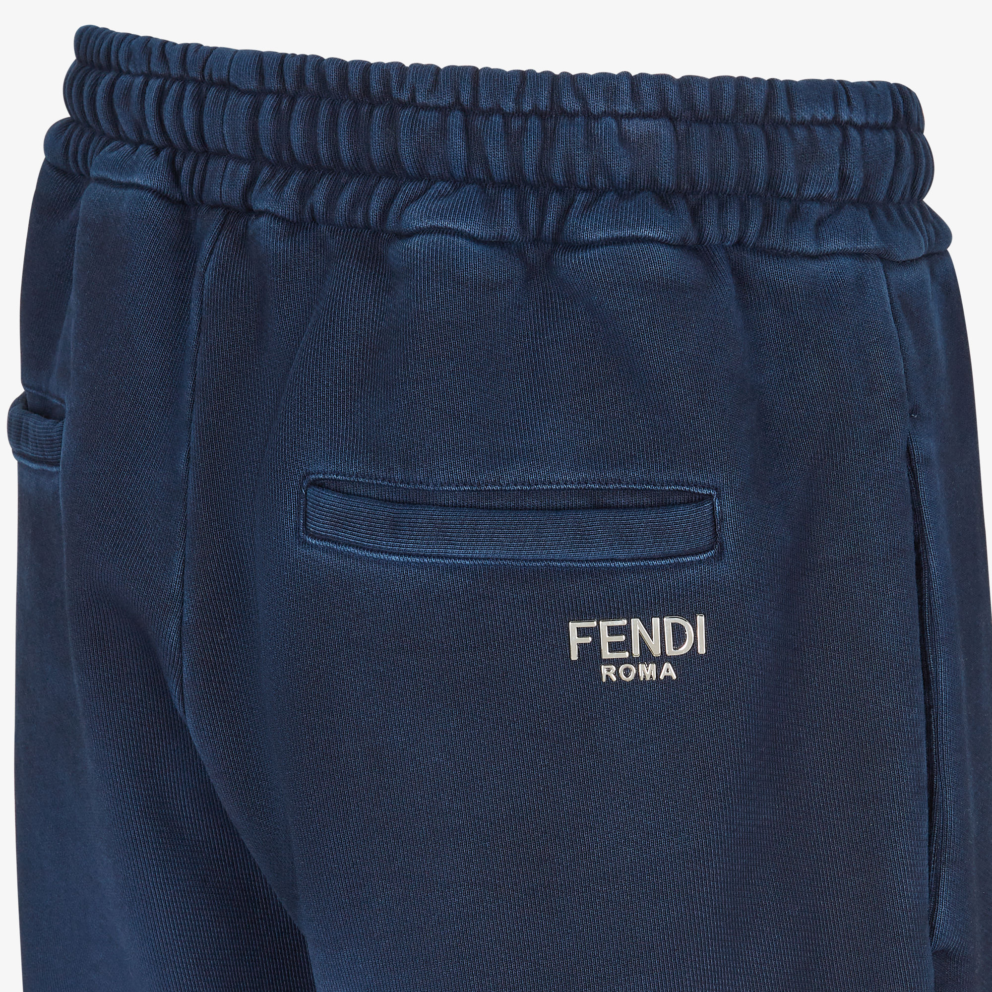 Trousers Blue cotton trousers Fendi