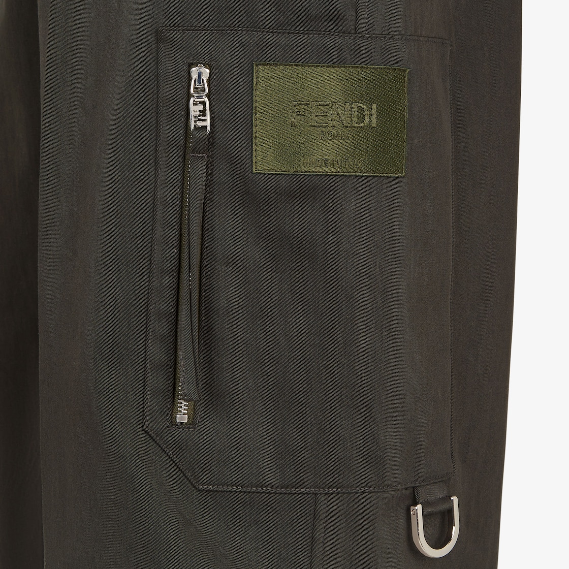 Trousers Cotton Green - Image 3/4