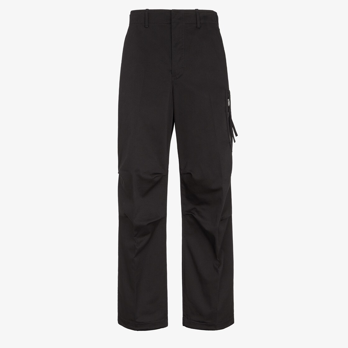 Trousers Black gabardine trousers Fendi