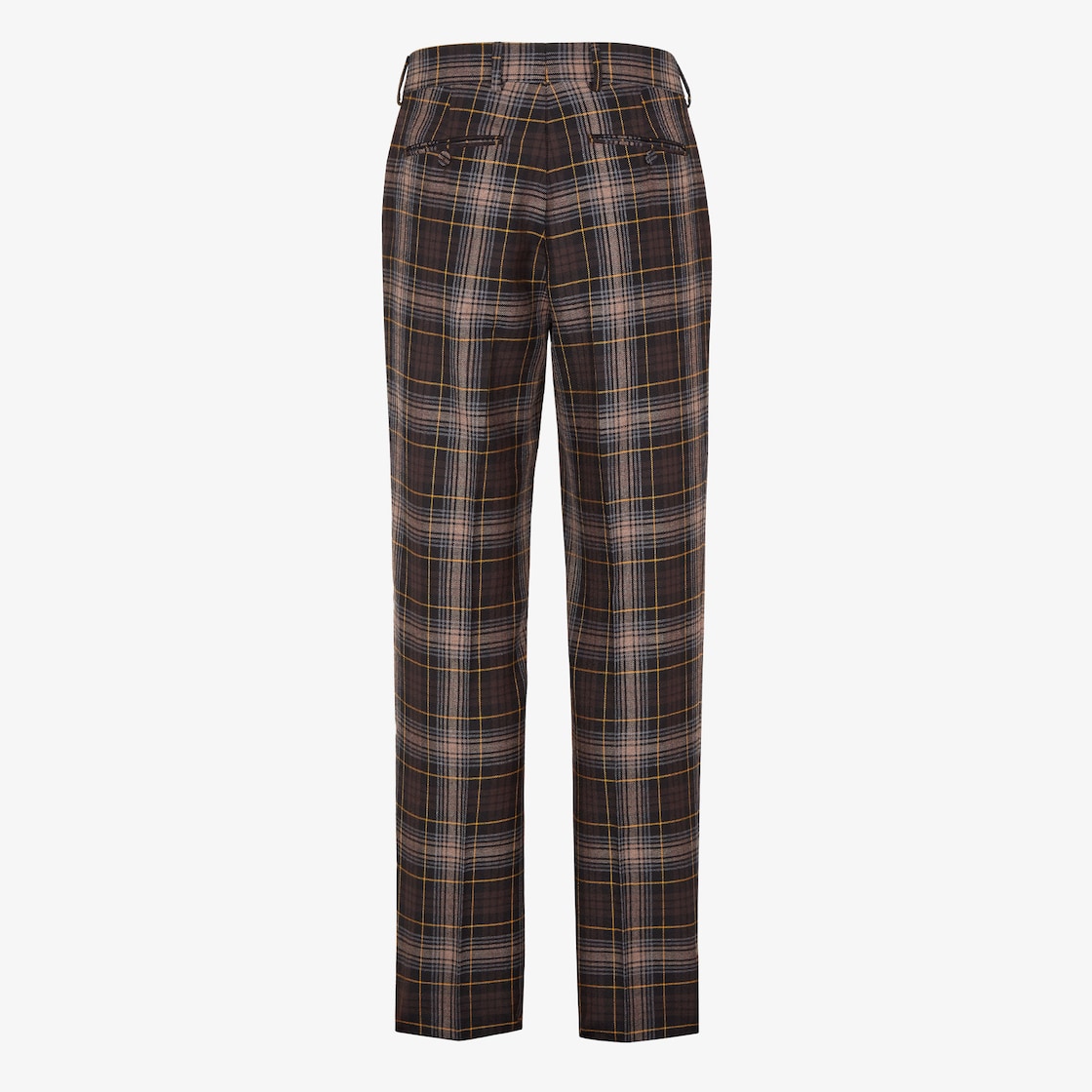 Trousers Brown Fendi Tartan trousers Brown - Image 3/5