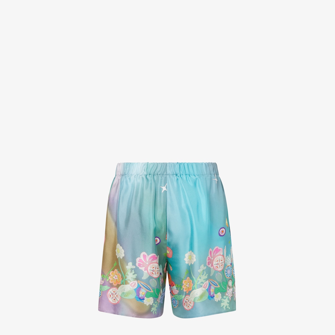 Fantastic Fendi Future Bermudas Multicolour printed silk shorts Multicolour - Image 3/5