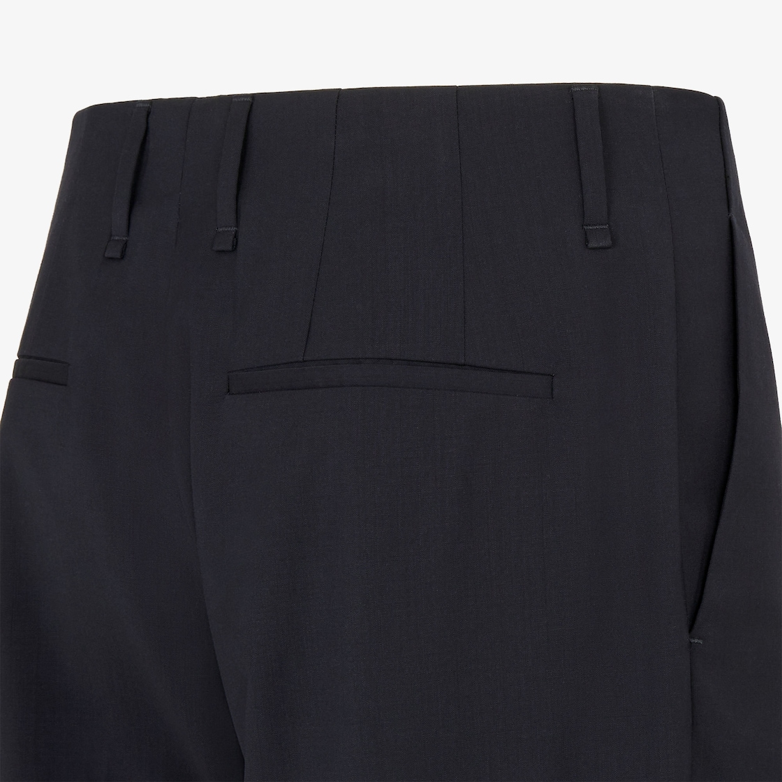 Trousers Dark blue wool trousers Blue - Image 4/5