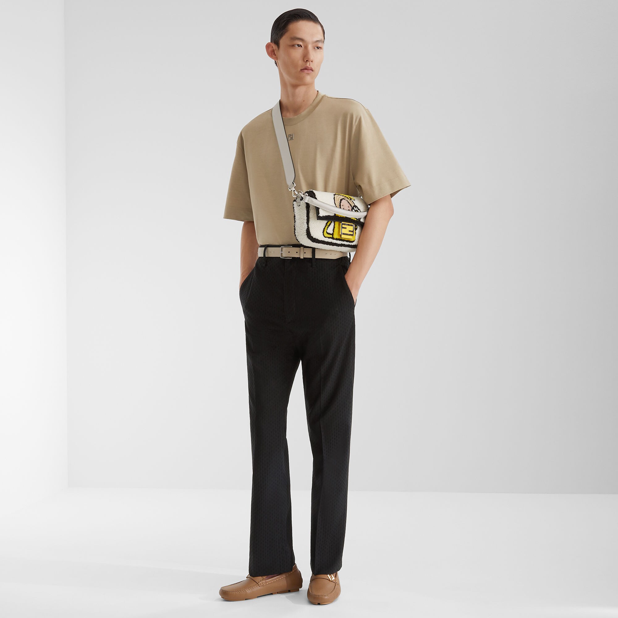 Pants Wool Black | Fendi