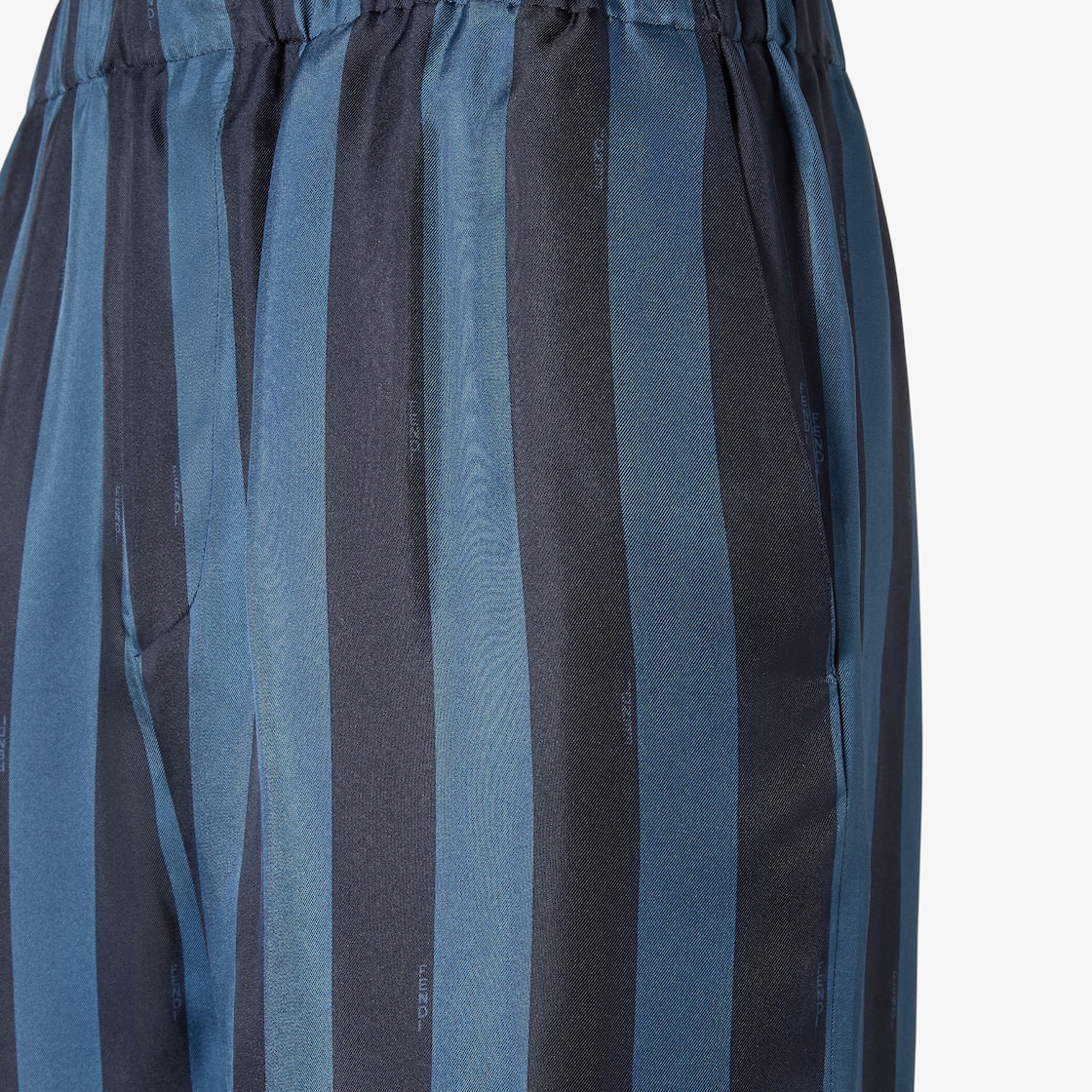 Bermudas Blue Pequin silk shorts Blue - Image 3/3