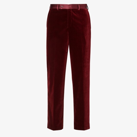 Fendi Trousers In Red