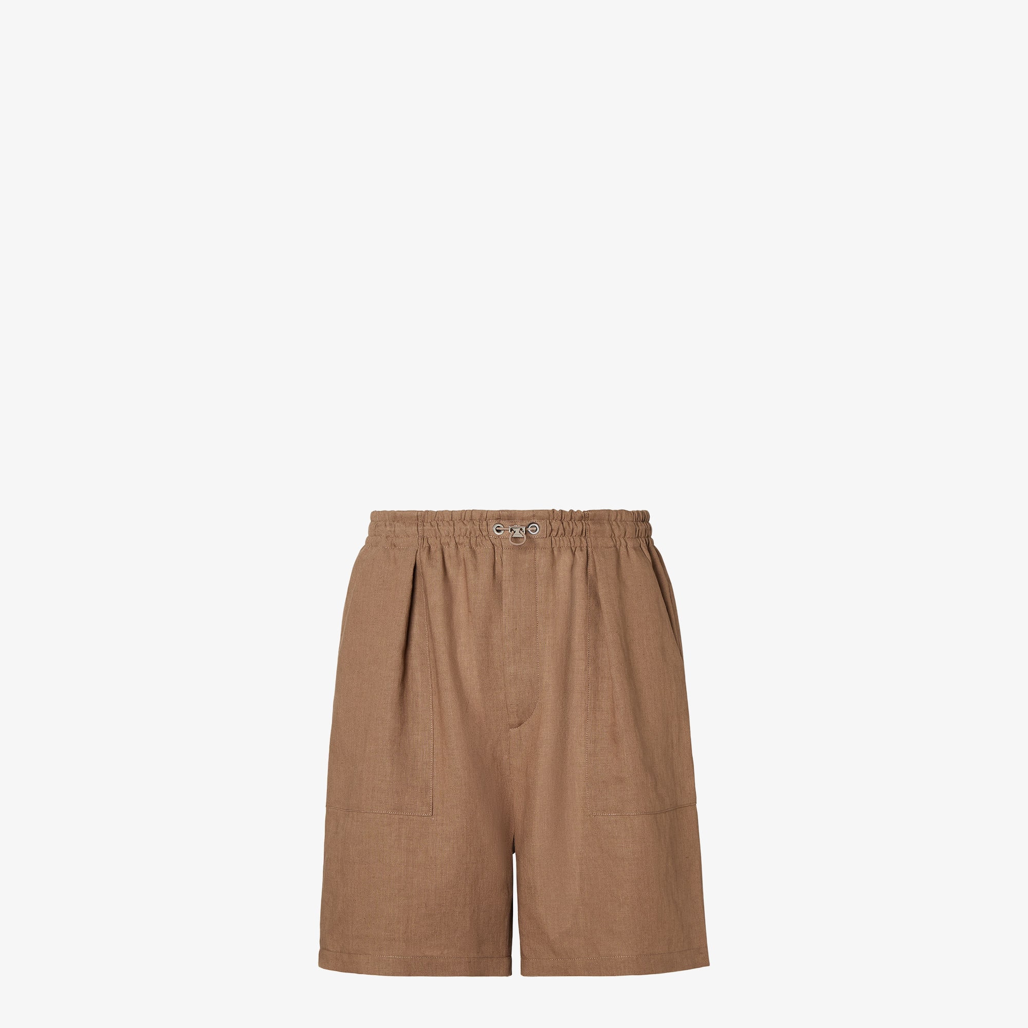 バミューダパンツ リネン ブラウン | Fendi