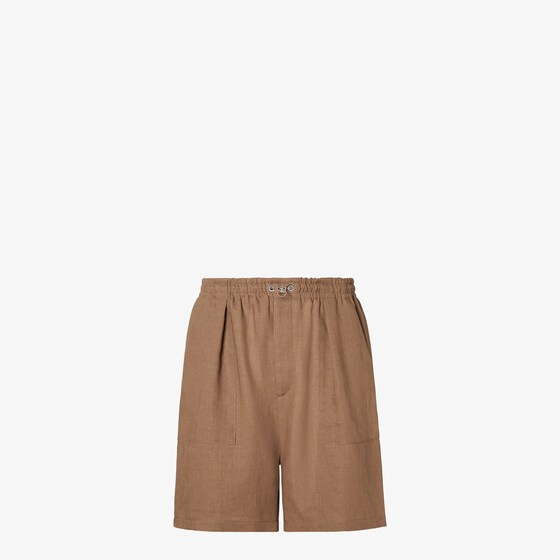 Fendi Bermuda shorts with elasticated waist and adjustable