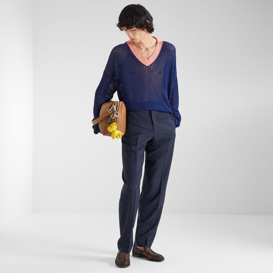 Fendi Tailored trousers with trouser crease and belt loops | Thumbnail 4