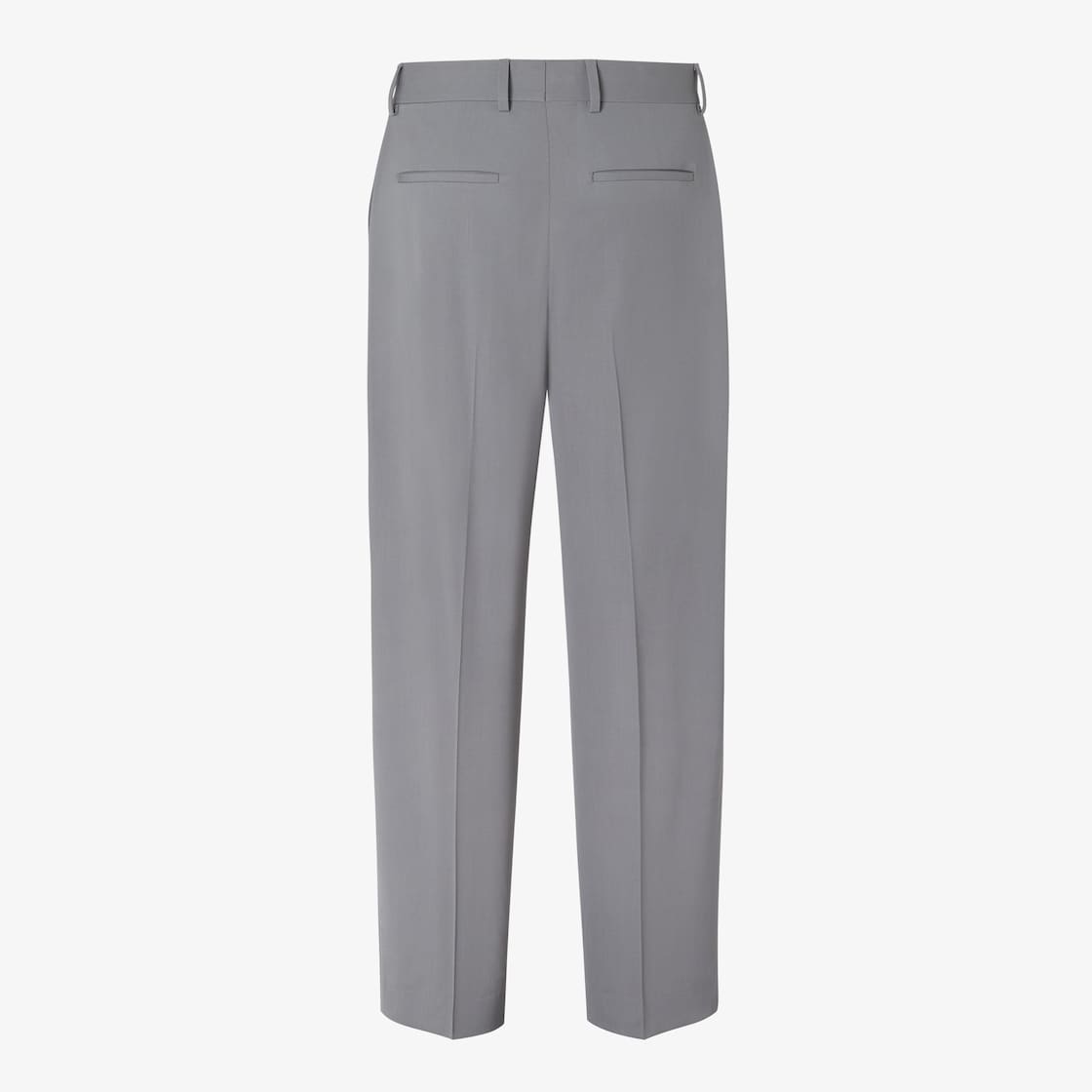 Trousers Grey wool gabardine trousers Grey - Image 2/4