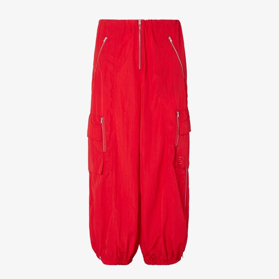 Fendi Parachute trousers with adjustable elastic inserts at