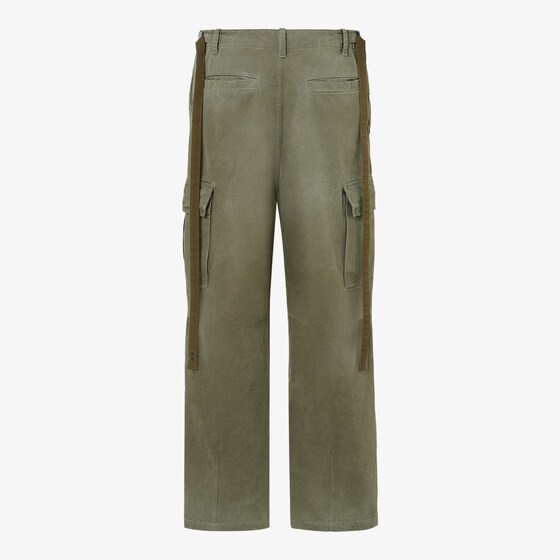 Fendi Regular-fit utility trousers featuring long side ties at | Thumbnail 2