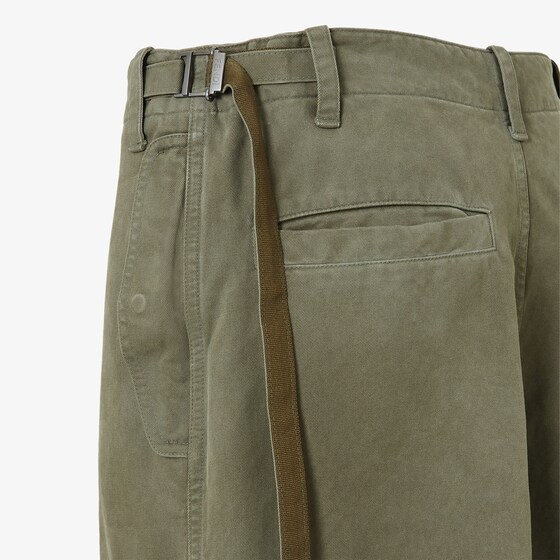 Fendi Regular-fit utility trousers featuring long side ties at | Thumbnail 3