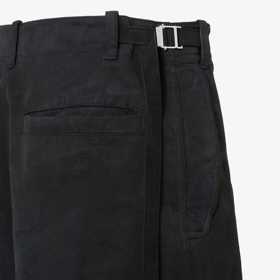 Fendi Regular-fit utility trousers featuring long side ties at | Thumbnail 3