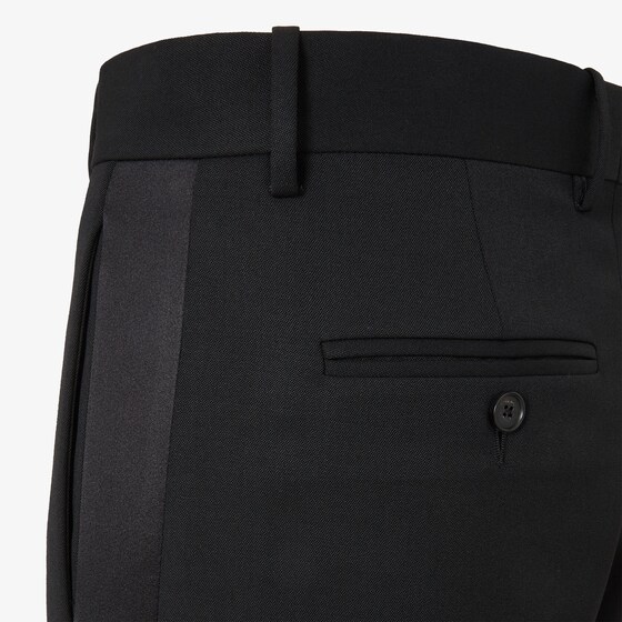 Fendi Tuxedo-inspired tailored trousers, finished with matching | Thumbnail 3