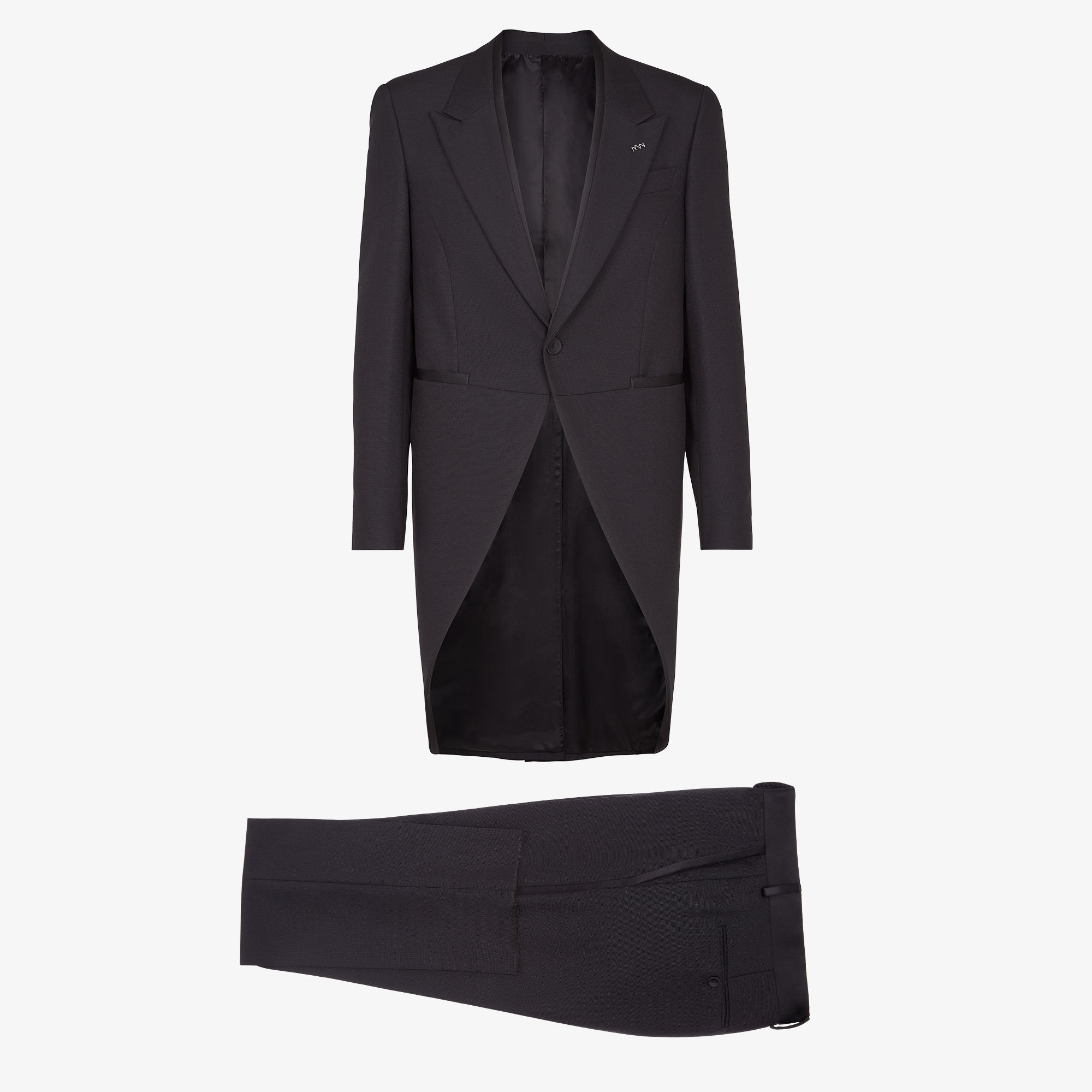 スーツ - ブラックウール スーツ | Fendi