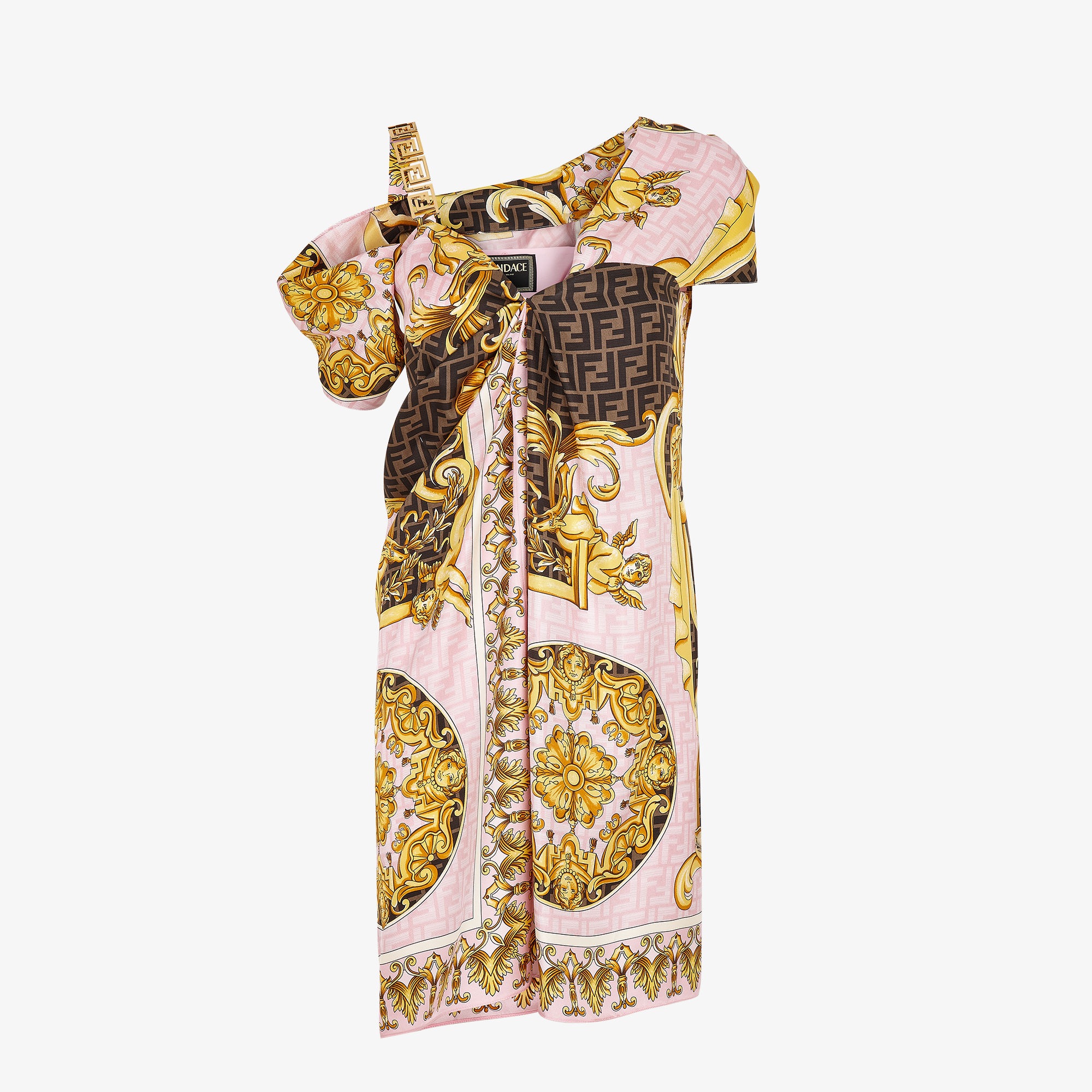 fendi multicolor dress