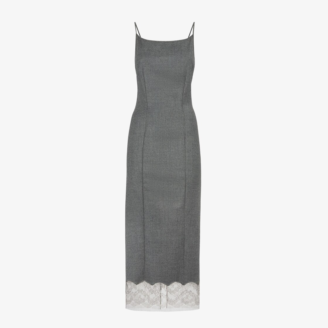 Dress Grey wool dress Fendi