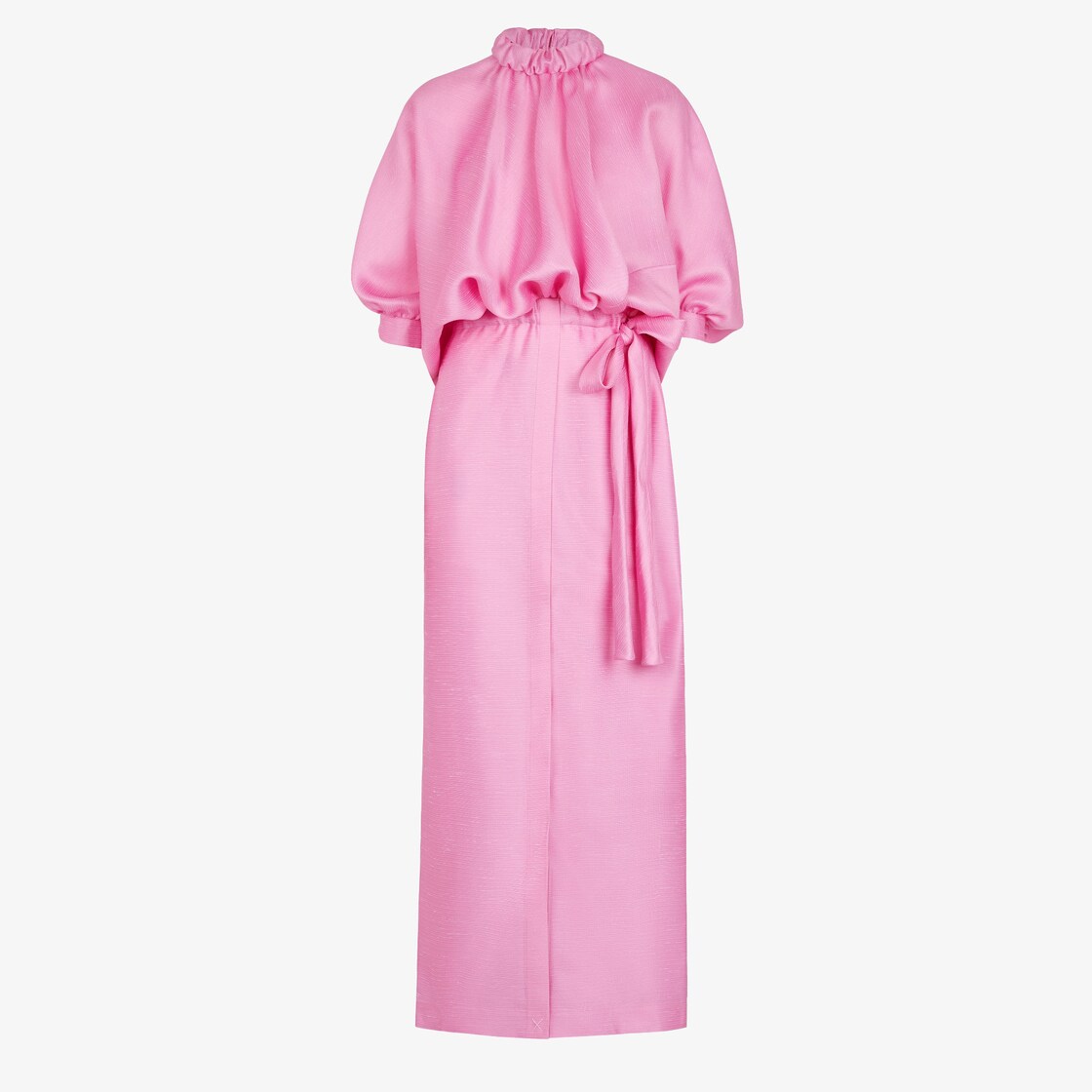 Vestido Fendi Midi Rosa Estampado Tam. 34 Br – Peguei Bode