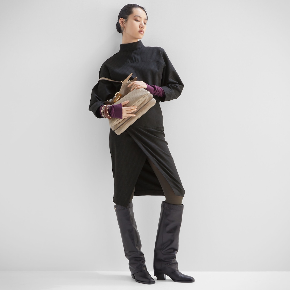ドレス ウール ブラック | Fendi ドレス ウール ブラック | Fendi