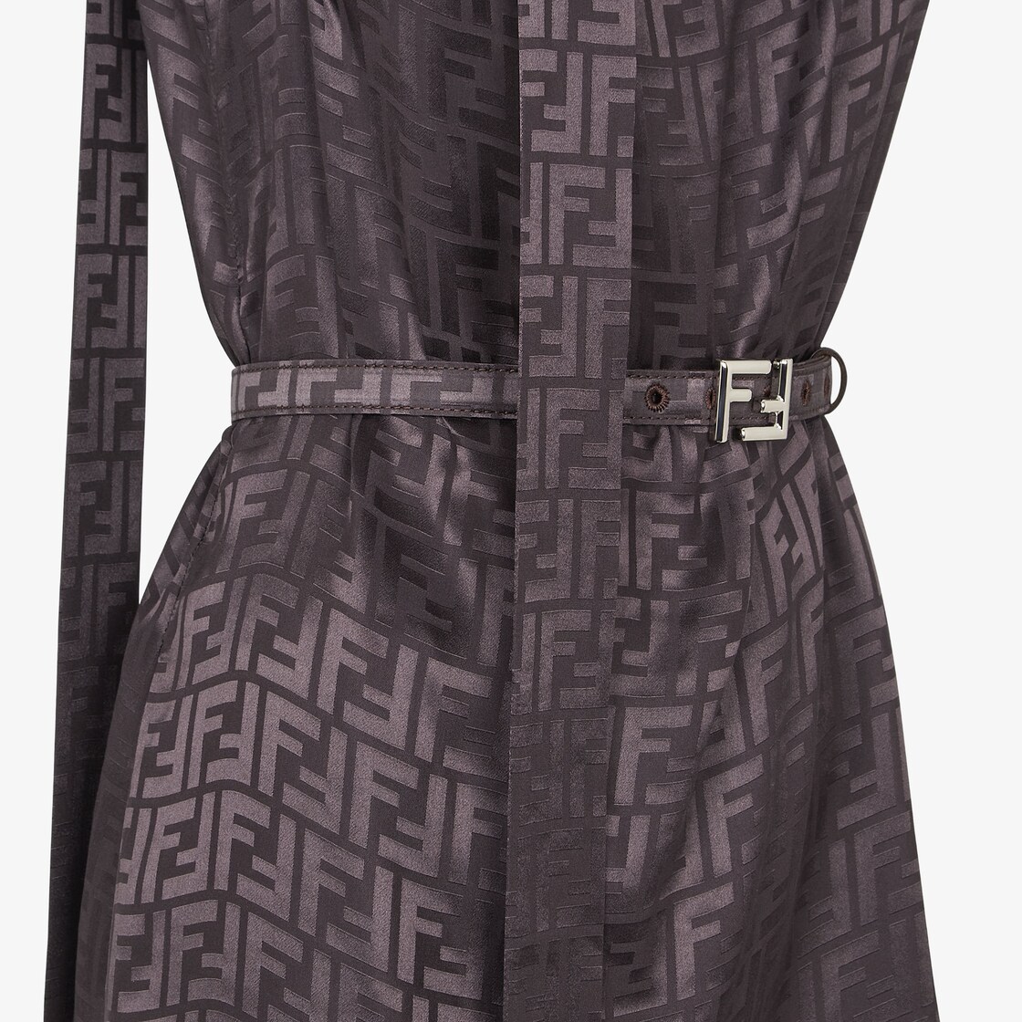 Dress Dark purple FF silk dress Fendi