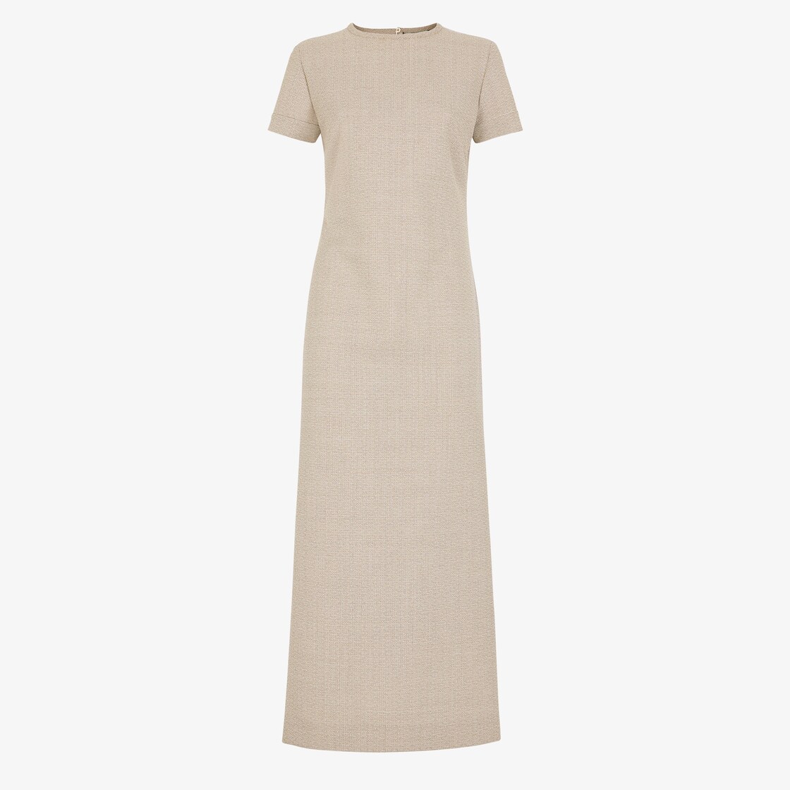 Dress Beige micro-check wool dress Beige - Image 1/5