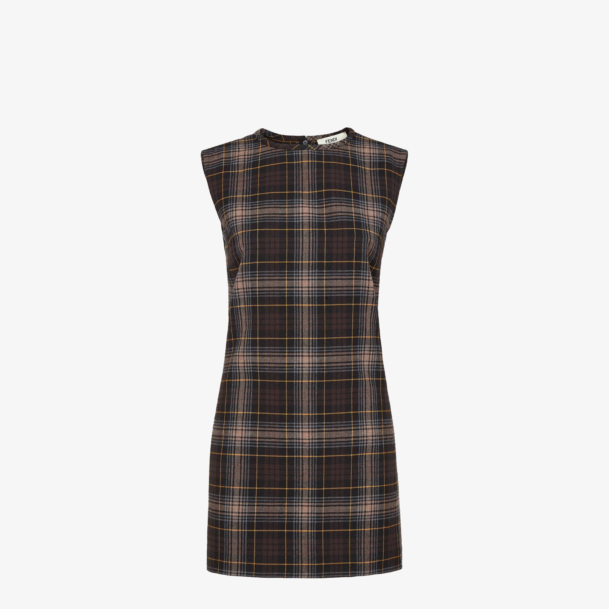 Dress Wool Brown Fendi