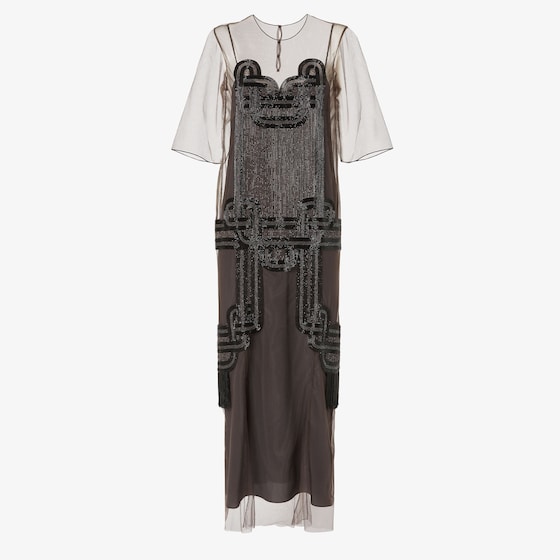 Fendi Straight-cut long dress