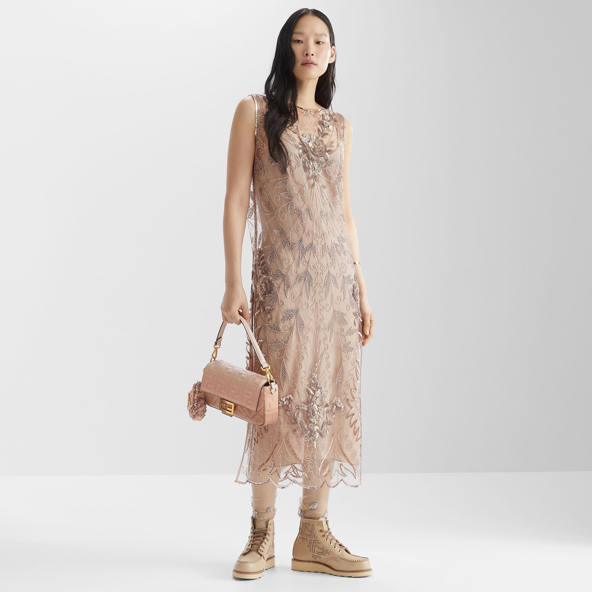 FENDI フェンディ ファブリック FFモチーフ ズッカ柄 ワンピース