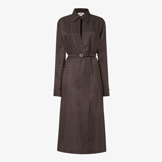 Fendi Dress In Burgundy