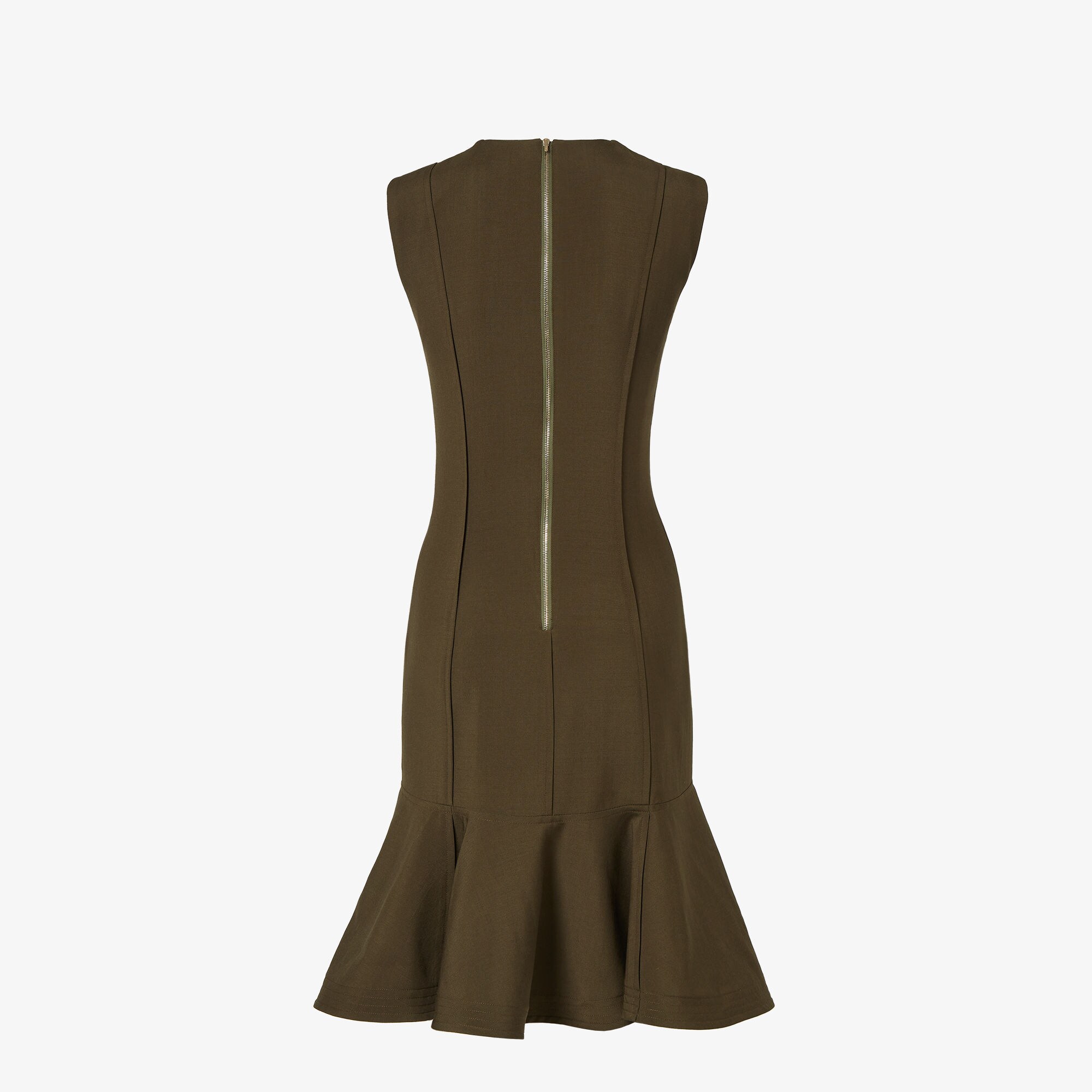 ワンピース Fendi Olive Green Sable Dress Fendi Olive Green Sable Dress