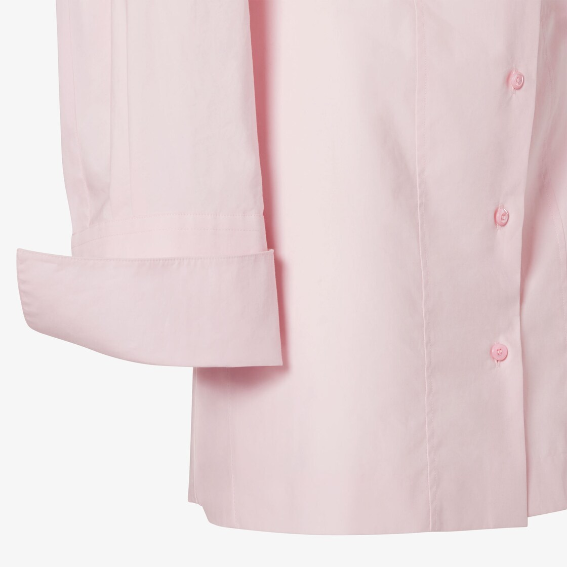 Dress Light pink cotton poplin dress Pink - Image 4/5