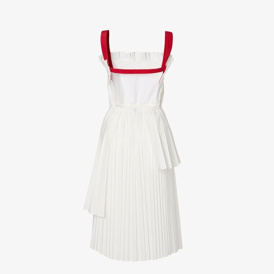 Fendi Midi bustier dress with asymmetric panels on the skirt | Thumbnail 2