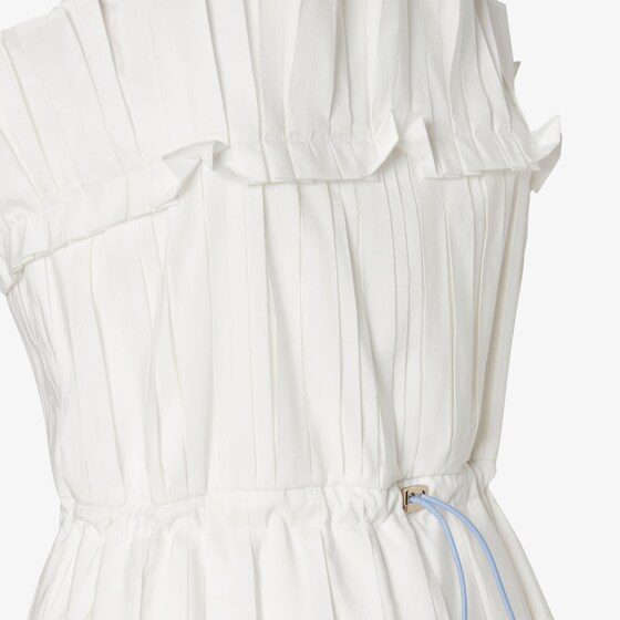 Fendi Midi bustier dress with asymmetric panels on the skirt | Thumbnail 3