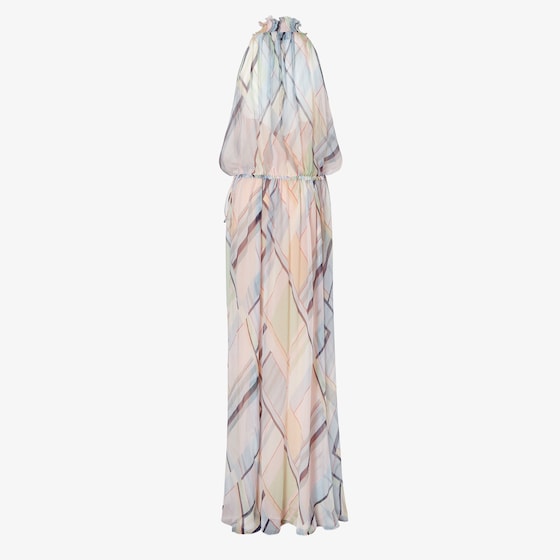 Fendi Sleeveless long dress with halter neck and adjustable | Thumbnail 2