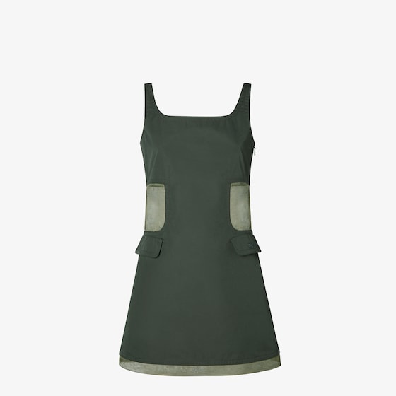 Fendi Sleeveless, flared short dress
