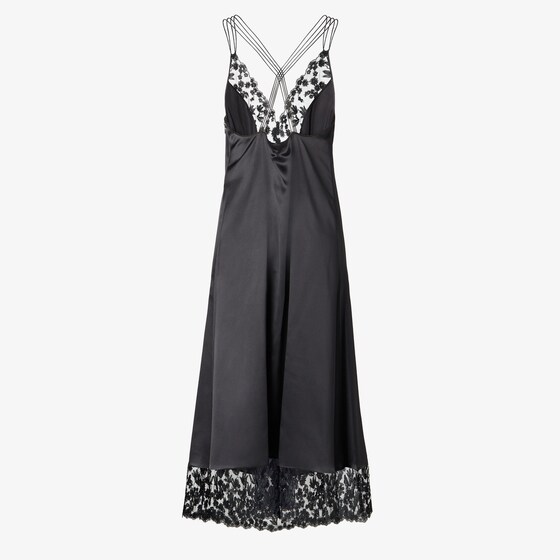 Fendi Slip-style midi dress with a flowing silhouette that | Thumbnail 2