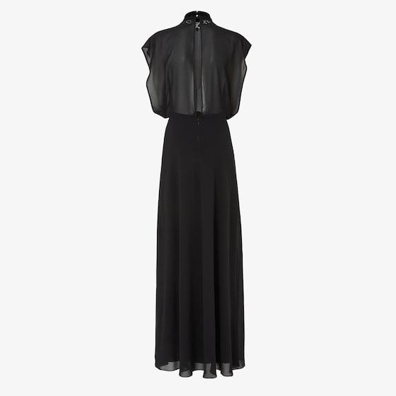 Fendi Flowing, floor-length dress featuring a cape-style bodice | Thumbnail 2