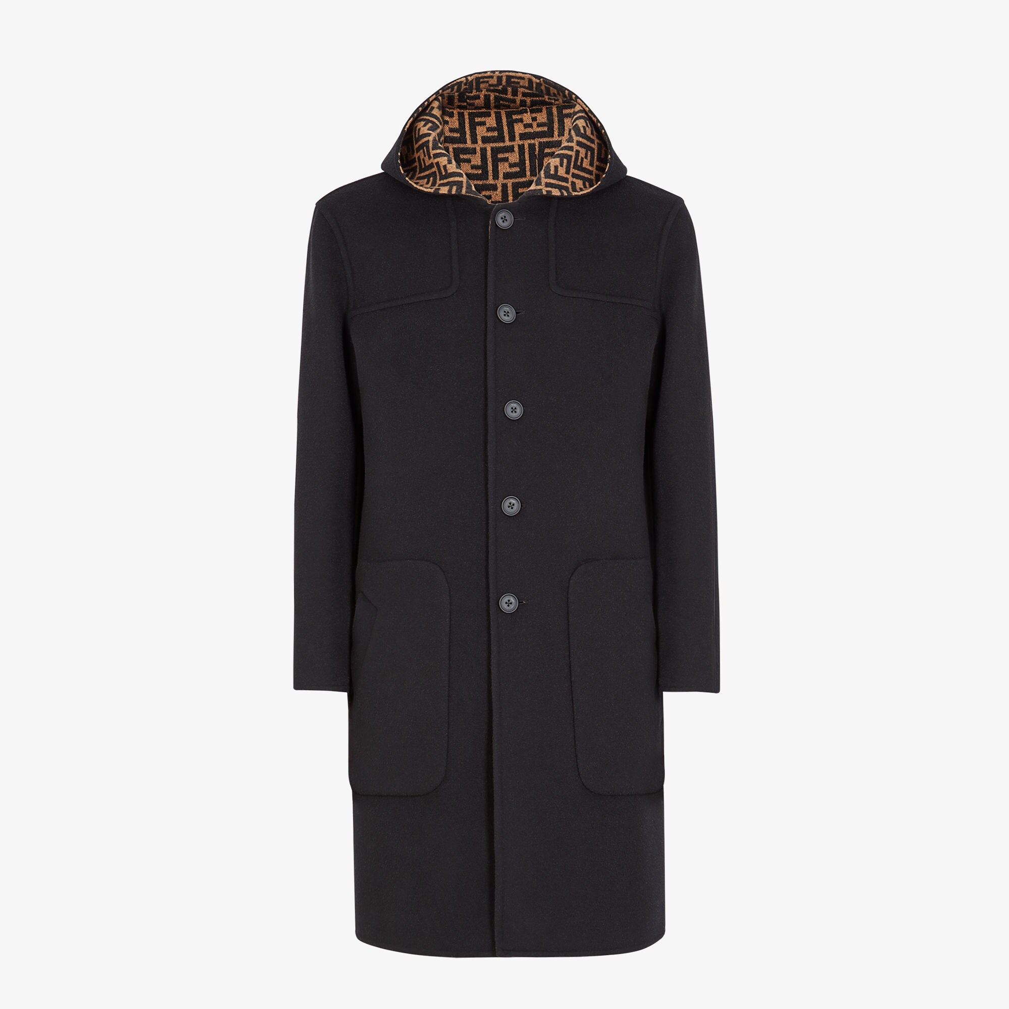 Duffel CoatBlack wool coat