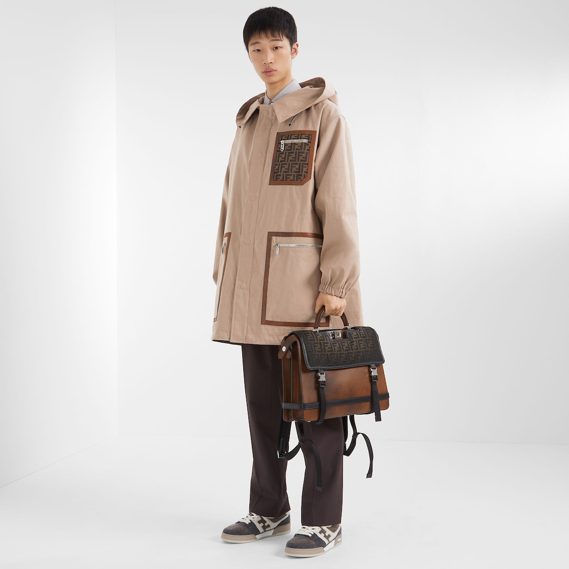 Parka fendi homme sale