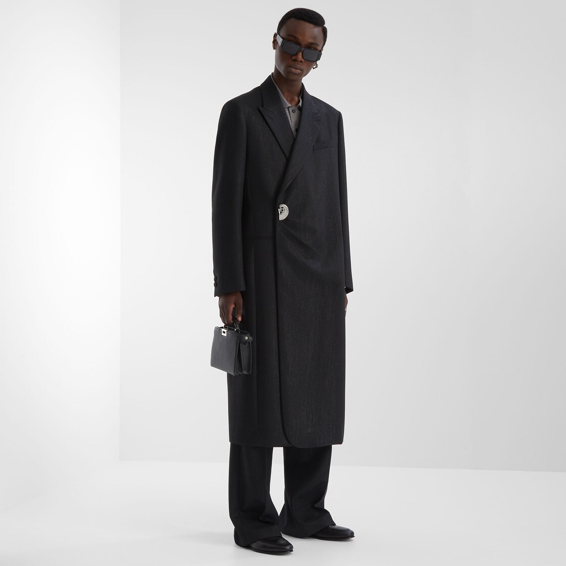 Fendi black coat online