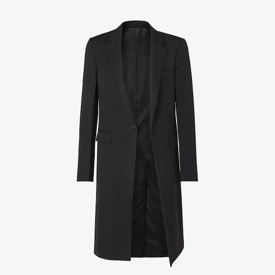 Fendi Coat In Black