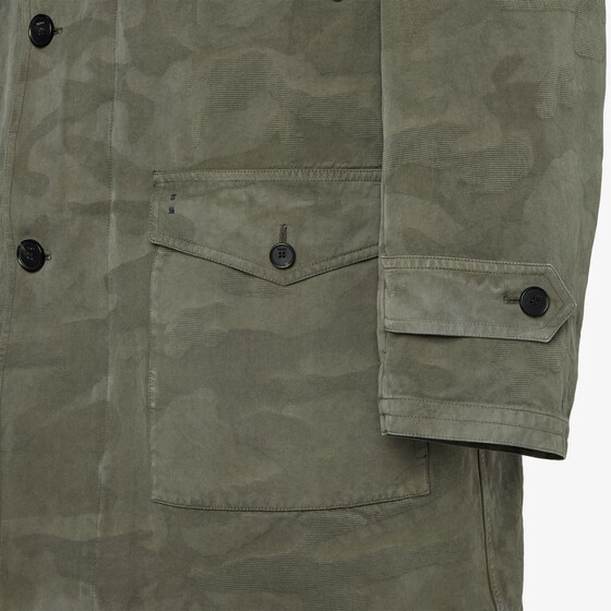 Fendi Midi parka with a drawstring hood and long sleeves | Thumbnail 3