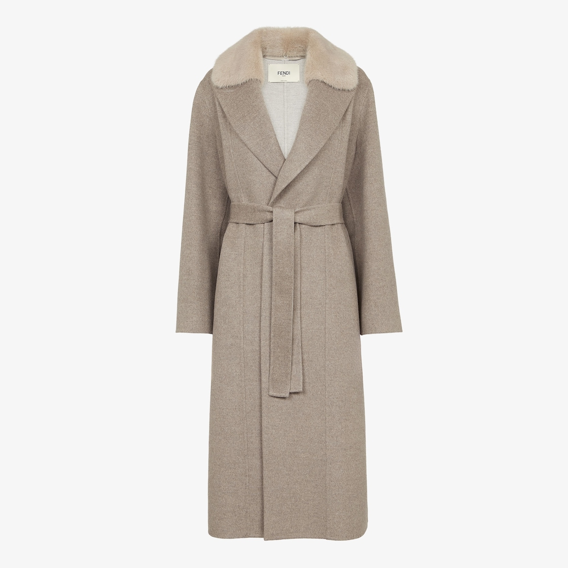 Fashion Belted Waist Large Lapel Coat Fashion Belted Waist Large Lapel Coat