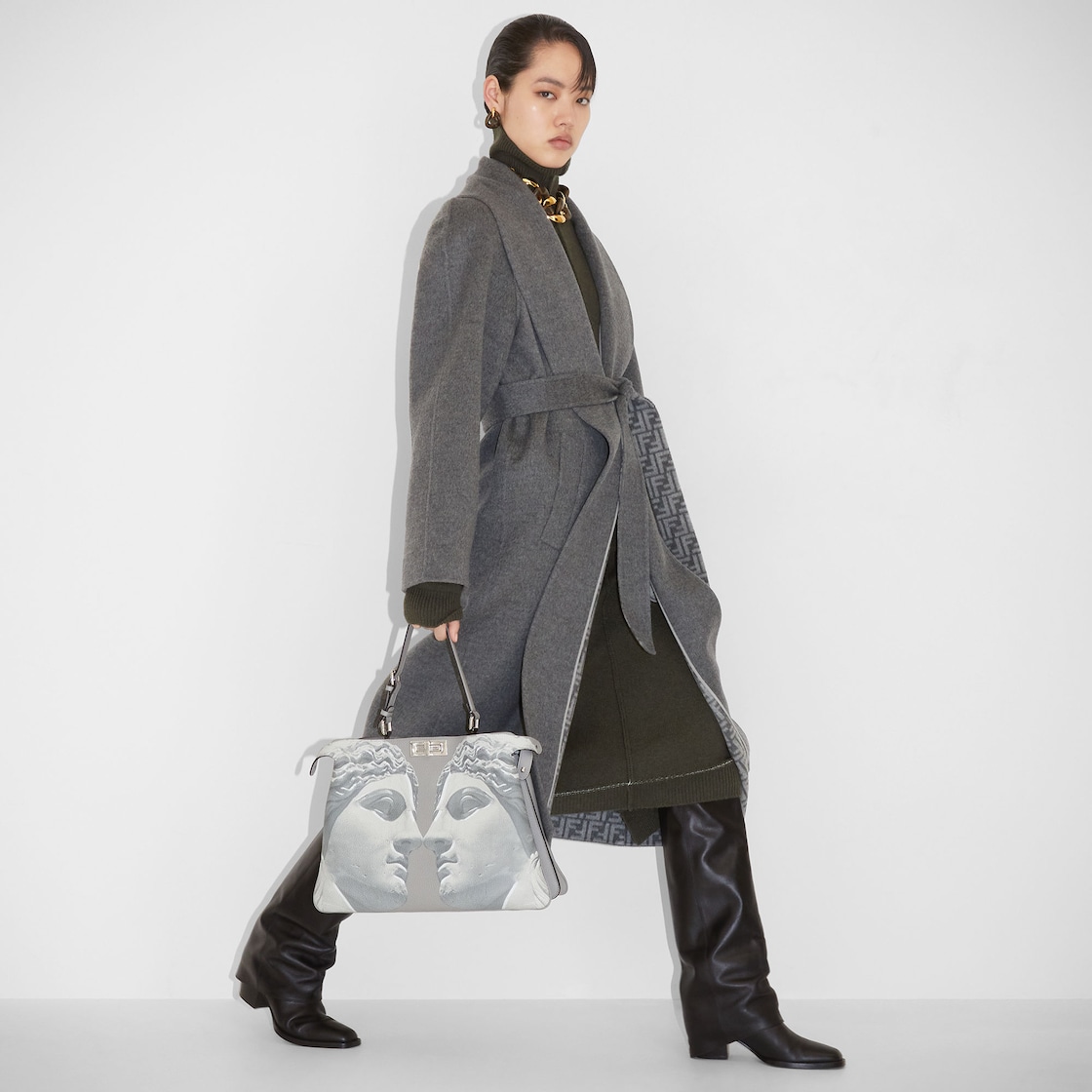 コート ウール グレー | Fendi コート ウール グレー | Fendi
