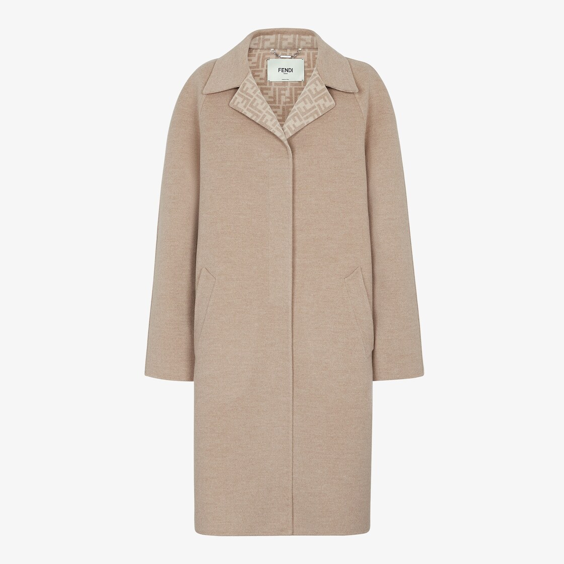 OvercoatBeige wool coat