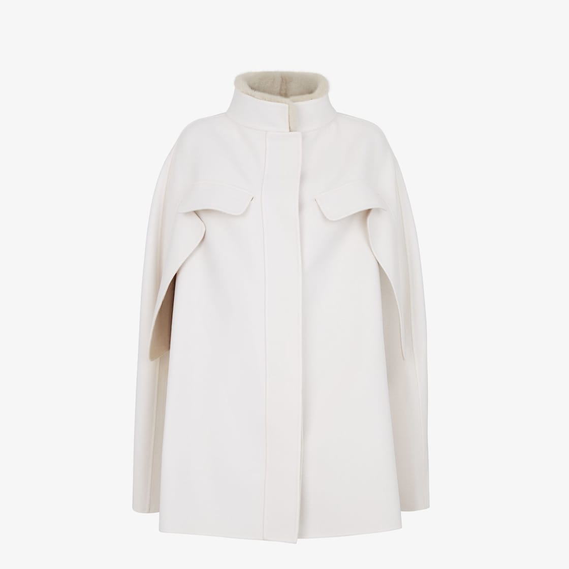 Coat Wool White | Fendi Coat Wool White | Fendi
