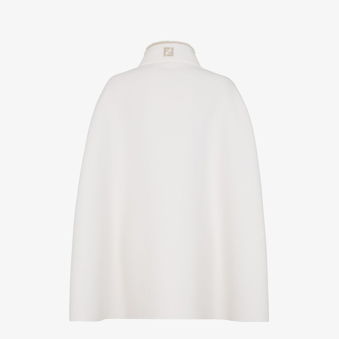 Coat White cashmere cape White - Image 2/3