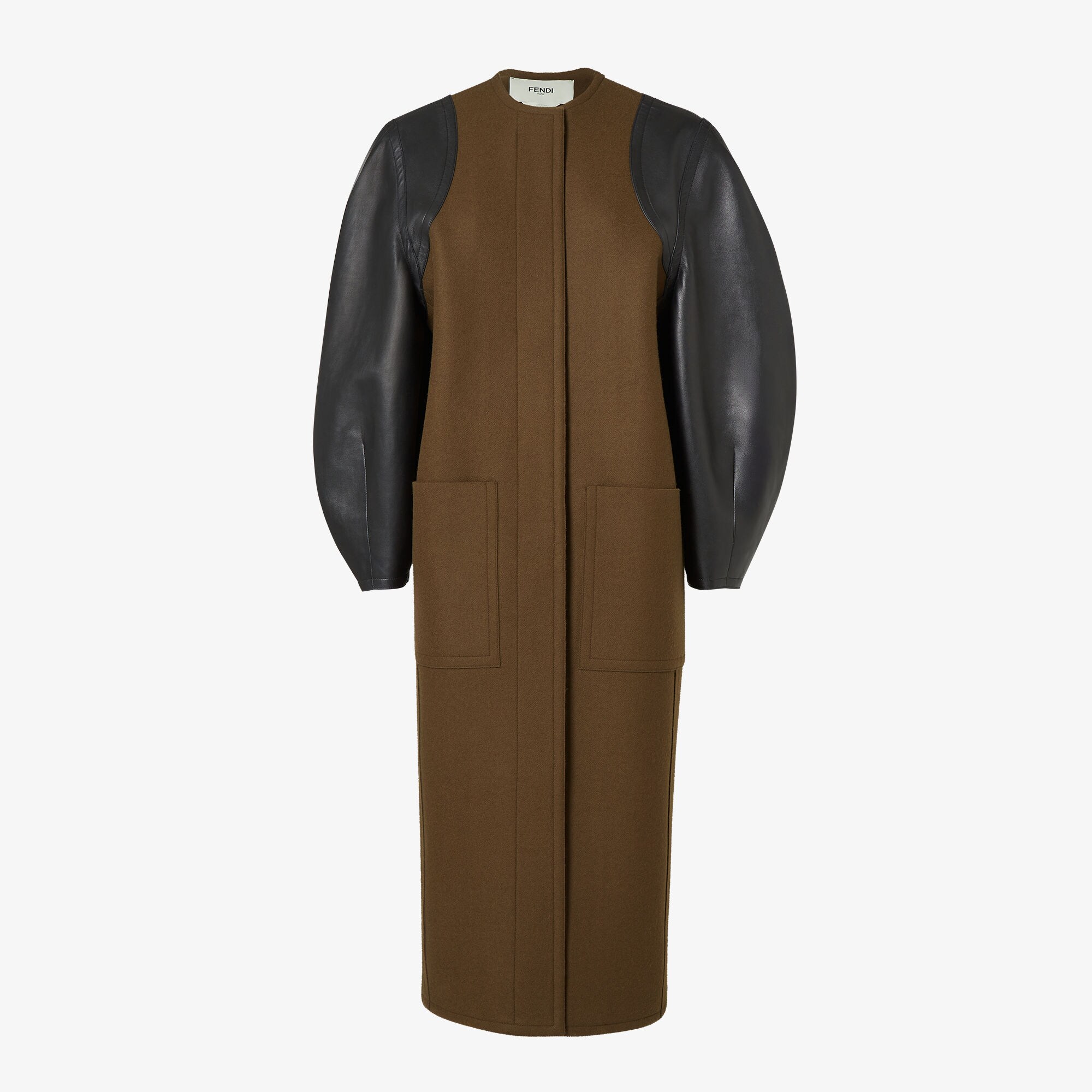 Coat Wool Green | Fendi